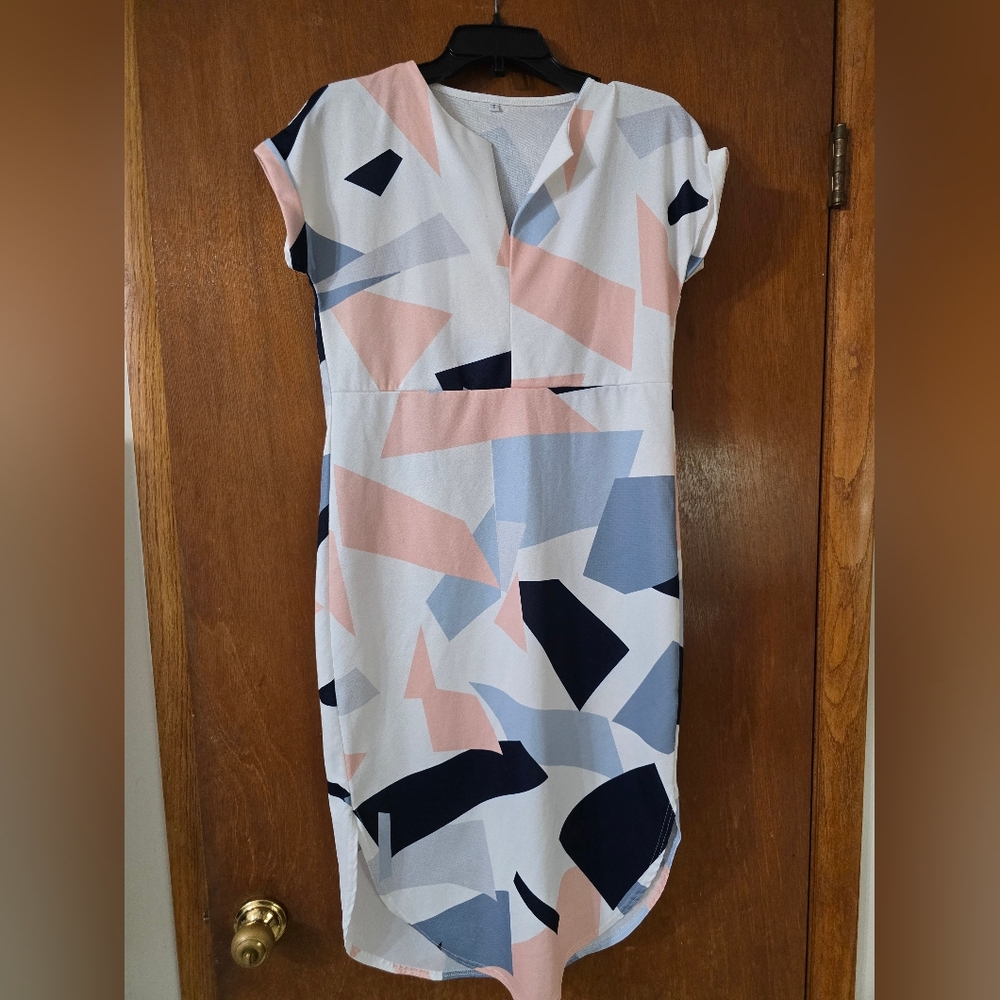 Abstract Patterned Dress - image 1